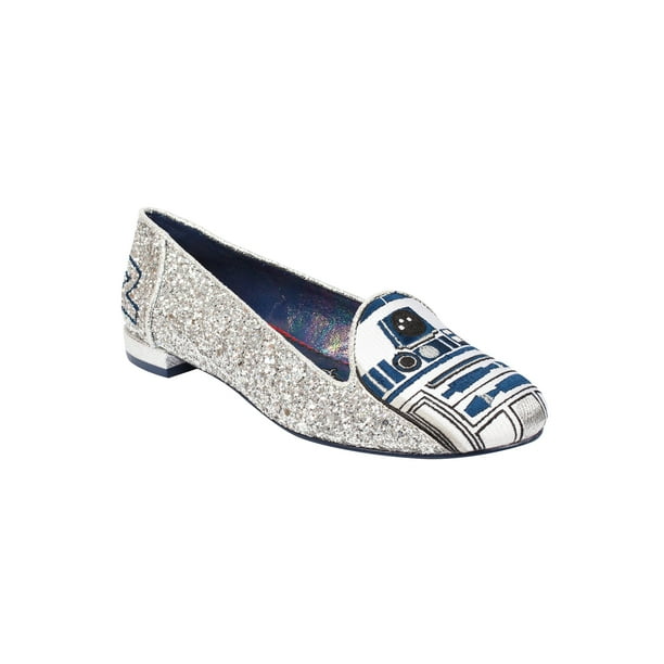 Low Heel Shoes Irregular Choice /'Frozen In Time Kitty/' Loafers Brogues Flat